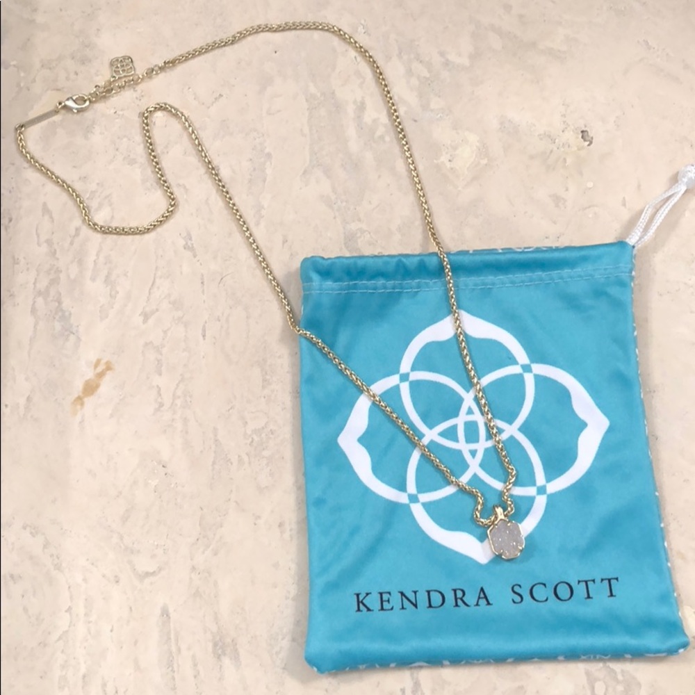 KS Iridescent Pendant Necklace